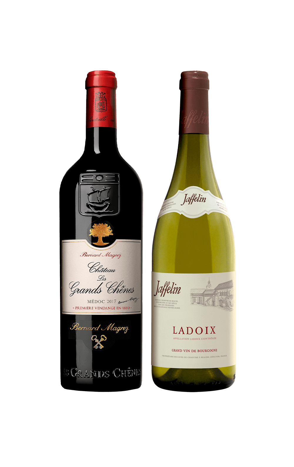 Janeiro/25 - Château Les Grands Chênes Médoc 2017 e Maison Jaffelin Ladoix 2020